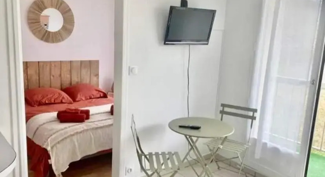 Appartement 1 chambre pour 2 pers - fraîchement rénové - terrasse - parking, Rezerwuj Apartament Dinard 