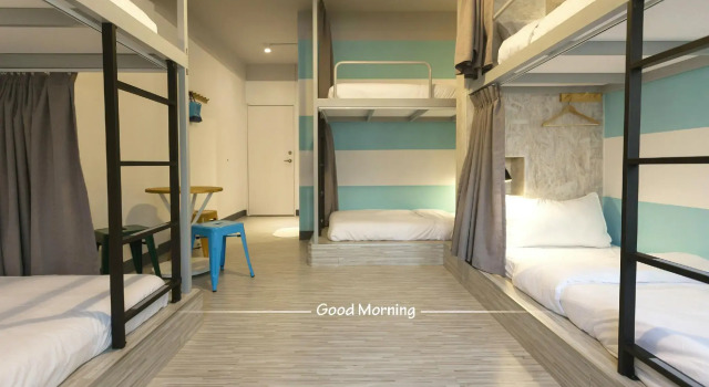 Кровать в общем номере Bayhouse Comfortel Hualien Hostel