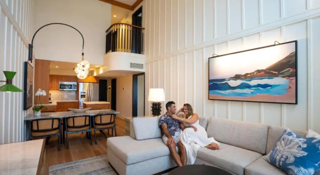 Четырёхместная вилла с 2 комнатами с видом на океан The Villas at Fairmont Kea Lani