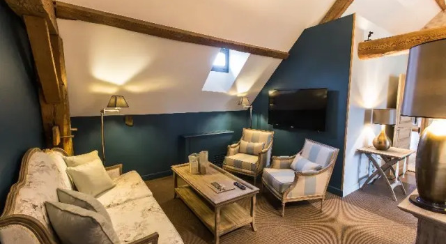 Люкс Deluxe с 2 комнатами Domaine de Rymska & Spa - Relais & Châteaux