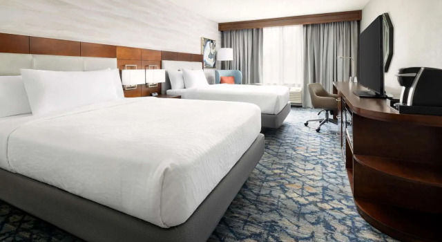Четырёхместный номер Standard Hilton Garden Inn Palo Alto
