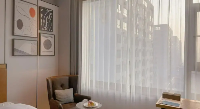 Superior Casal quarto com vista para a cidade Four Points Datong Pingcheng