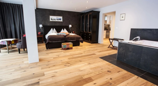 Люкс Deluxe с балконом Garni Hotel Frohburg
