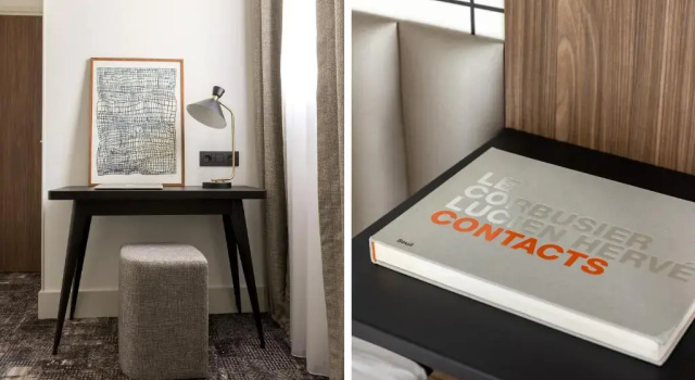 Трёхместный номер Standard Hôtel Moderniste