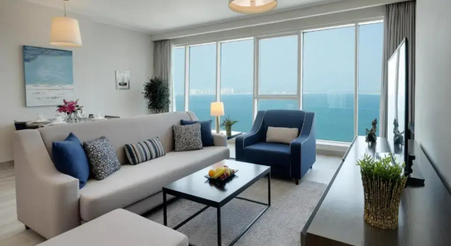 Номер Standard c 1 комнатой с видом на море Centara West Bay Hotel & Residences Doha