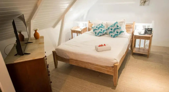 Трёхместный номер Standard с видом на сад Hôtel Frégate Bleue
