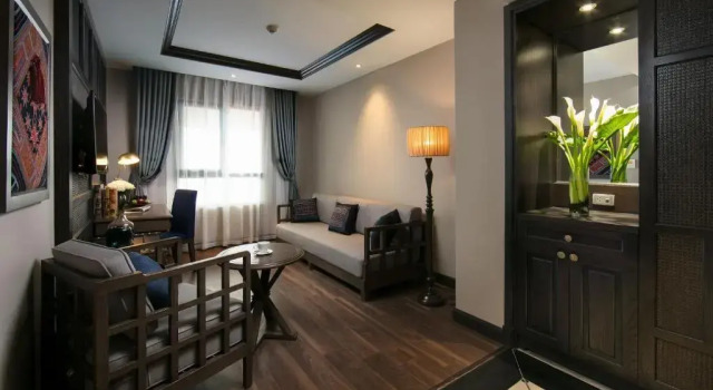 Двухместный номер Deluxe с балконом Lotus Aroma Sapa Hotel