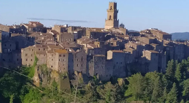 Апартаменты с красивым видом из окна Mozzafiato Pitigliano