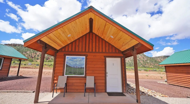 Номер Standard с видом на горы Gooseberry Lodges Zion National Park Area