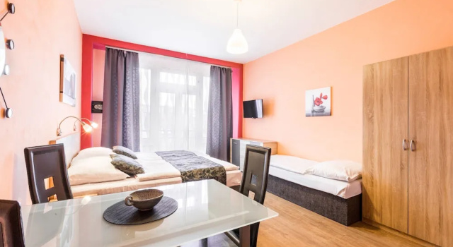 Estudio Estándar con balcón Rezidence Davids Apartments