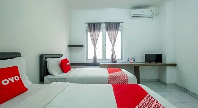 Deluxe Twin room OYO 1876 Fortuna Residence