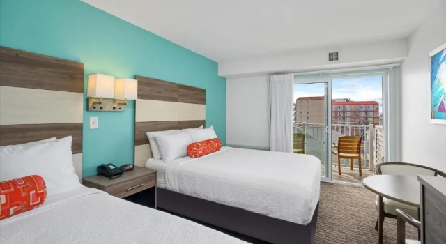 Четырёхместный номер Standard с видом на океан Monte Carlo Boardwalk / Oceanfront Ocean City