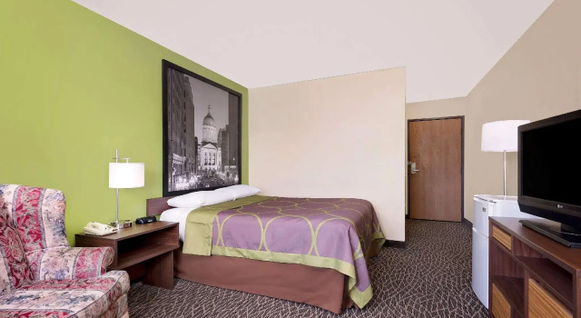 Двухместный номер Standard Super 8 by Wyndham Muncie/Ball St. College Area