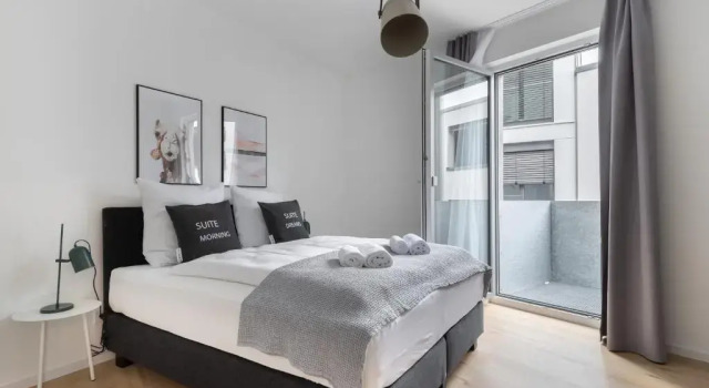 Люкс c 1 комнатой с балконом Limehome Gütersloh Eickhoffstraße