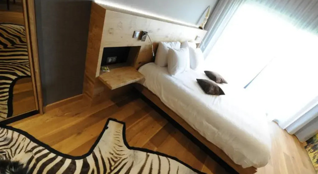 Номер Deluxe Logis Hotel Restaurant Au Boeuf Rouge