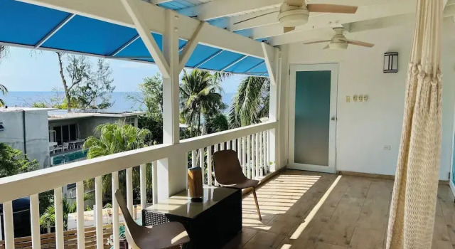 Standardowy dwuosobowy rodzinny pokój i balkonem Serenity Rincon Guesthouse