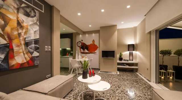 Апартаменты Ma Maison Nο 1, Penthouse, Acropolis and Lycabettus view, Ultra High Speed Internet 300 Mbps, 15' to Acropolis by metro, 1' from Metro Station