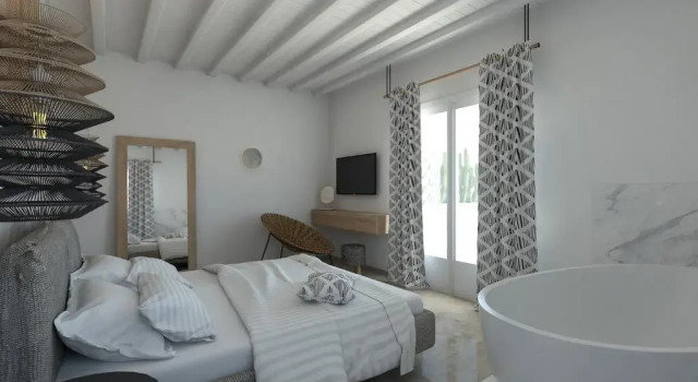 Полулюкс с видом на море Apiro Mykonos