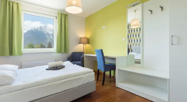 Двухместный номер Standard с видом на горы Hostel Marmota