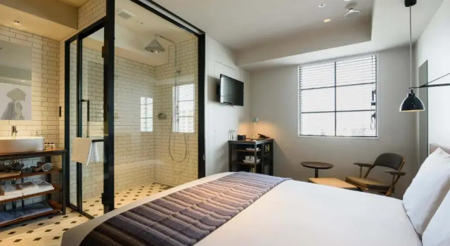 Двухместный номер Deluxe Ebisuholic Hotel