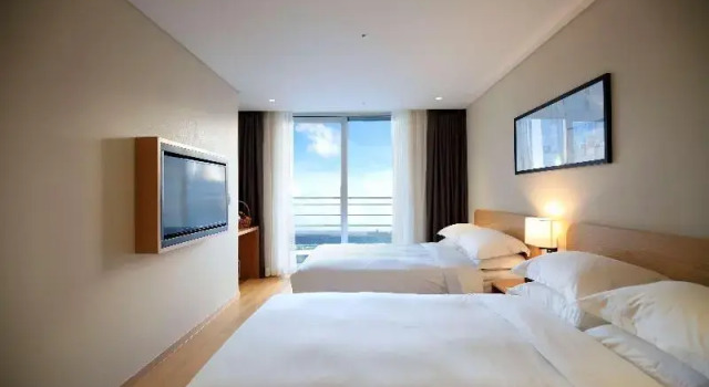 Четырёхместный номер Standard с частичным видом на океан Best Western Haeundae Hotel
