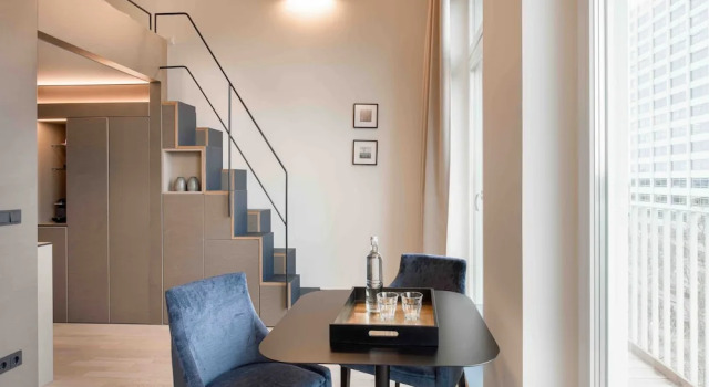 Студия Classic с балконом OBERDECK Studio Apartments