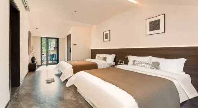 Семейный люкс Yangchuan Design Art | Sea View Private Hot Spring Homestay, Yangkou Beach, Laoshan Scenic Area