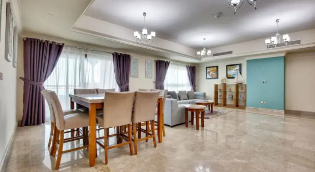 Апартаменты с 4 комнатами с видом на море South & North Residence Palm Jumeirah