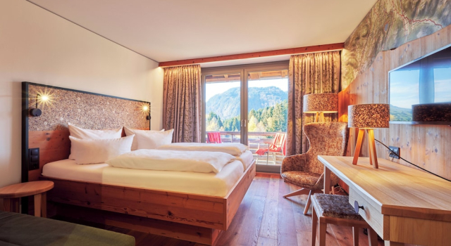 Двухместный номер Deluxe с балконом Hotel Oberstdorf