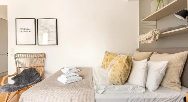 Апартаменты с балконом Luxury Business Studio Apartment - Garden View