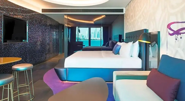 Люкс Extreme Wow с 2 комнатами with Skyline view W Dubai - The Palm
