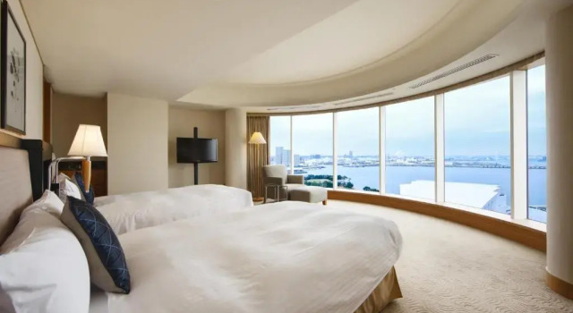 Люкс Grand Corner с видом на залив The Yokohama Bay Hotel Tokyu
