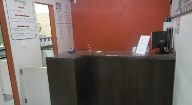 Кровать в общем номере Hotel Esplanada