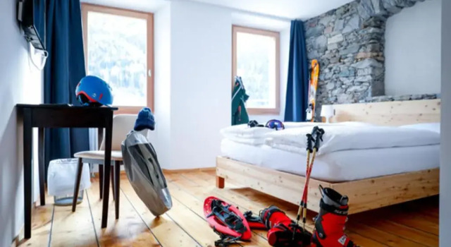 Двухместный номер Standard с видом на горы Bed&Bike Tremola San Gottardo