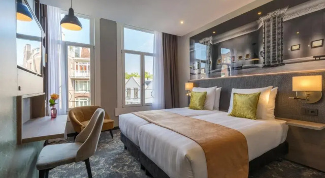 Двухместный номер Deluxe Leonardo Hotel Amsterdam Museum Quarter