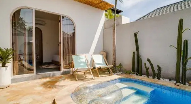 Amritaz Villa Bali - 8min to Melasti Beach - 2Bdr, Rezervovat Vila Chaty v Bali, Chalupa
