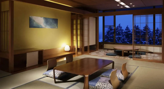 Номер Japanese Corner Отель Hakone Yunohana Prince