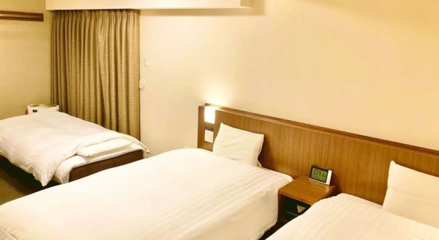 Трёхместный номер Standard Dormy Inn Express Meguro Aobadai Hot Spring