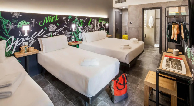 Четырёхместный номер Spice Hotel Milano