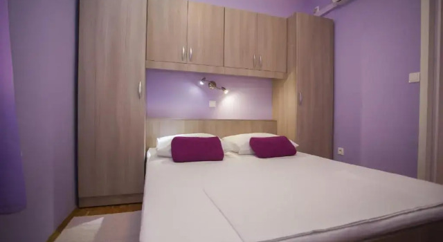 Апартаменты с 2 комнатами с частичным видом на море Villa Neda