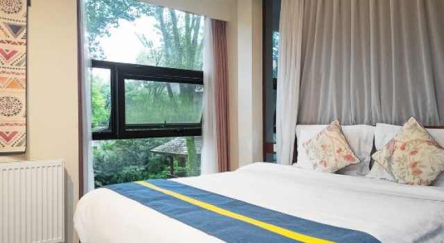 Люкс Comfort с 2 комнатами Mansu·Qingchengshan Shangshan Villa (Qingchengshan High-speed Railway Station Branch)