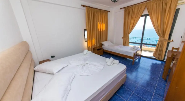 Standard Dreier Zimmer mit Balkon und mit Meerblick Blue Saranda Hotel