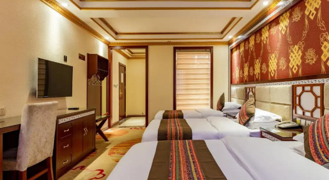 Трёхместный номер Deluxe Floral Hotel · Shangri-la Blue Sky