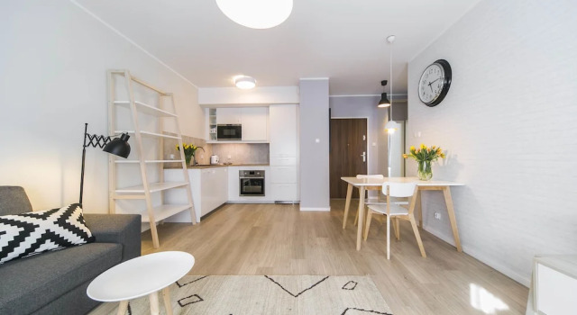 Апартаменты Comfort c 1 комнатой с балконом Nowa Motława SPA, Pool, Gym by Downtown Apartments