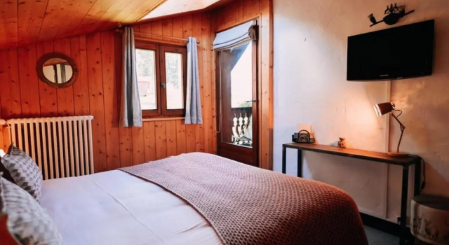 Двухместный номер Standard с балконом Chalet-hôtel Gai Soleil