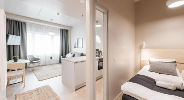 Апартаменты c 1 комнатой Forenom Hotel and Apartments Vantaa Tikkurila