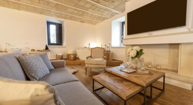 Двухместный люкс Villa Neviera Wine Resort & Spa by Cantine Due Palme