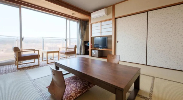 Четырёхместный номер Standard Hitaonsen Hananoki River Terrace