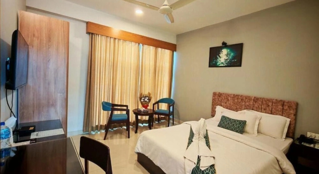 Luxo quarto Sylhet Paradise Inn