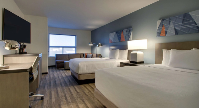 Четырёхместный люкс с кухней c 1 комнатой Hyatt House Oak Brook